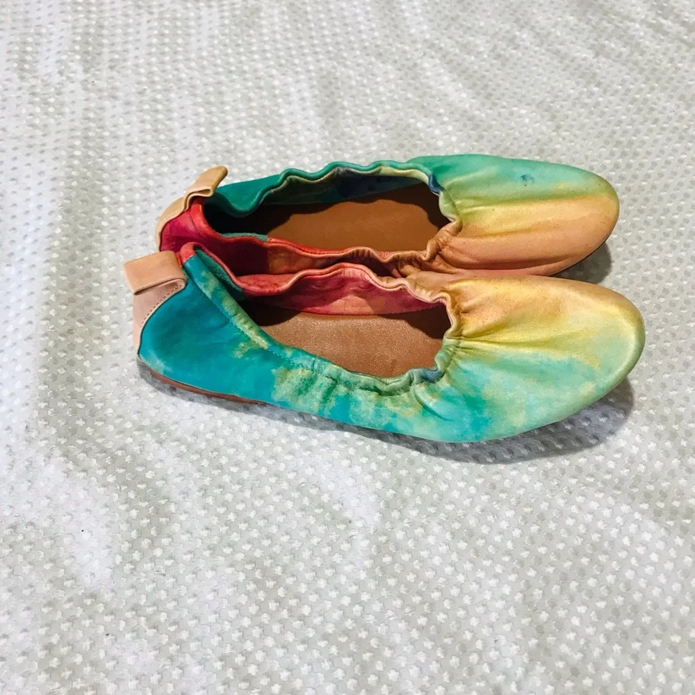Jasper &‎ jeera Anthropologie watercolor flats